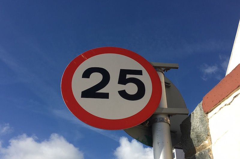 Time to slow down: new 25mph speed limits
