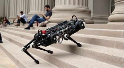 This ‘blind’ robot dog can climb stairs without any help from visual sensors