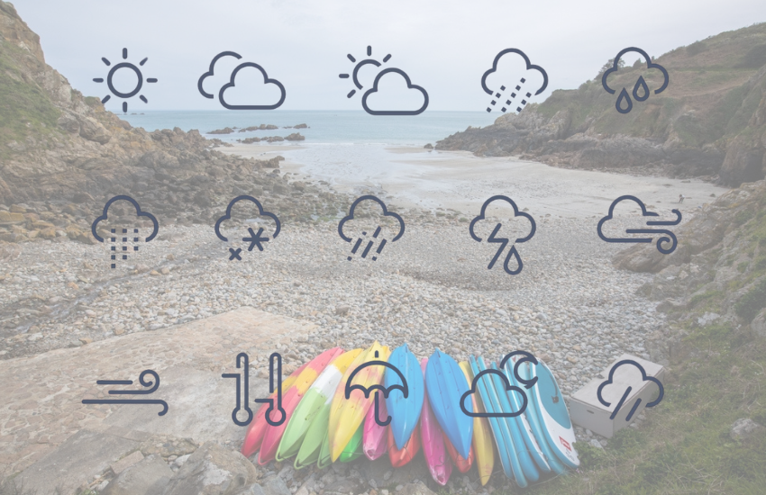 Air and sea temperatures tied upwards in Guernsey
