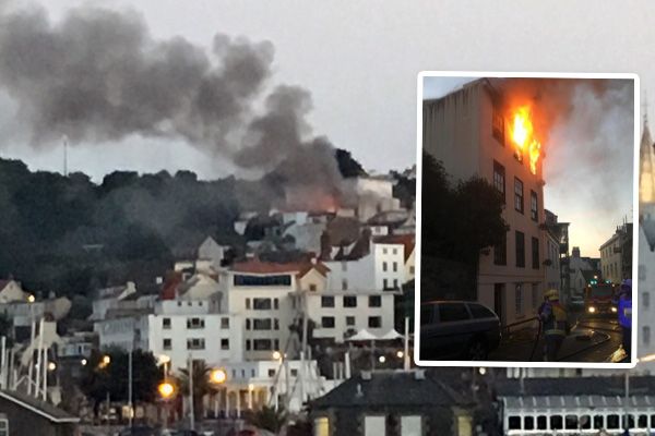 No injuries as five storey house goes up in flames