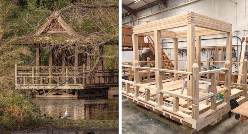 Rebuild of iconic Japanese Pavilion begins