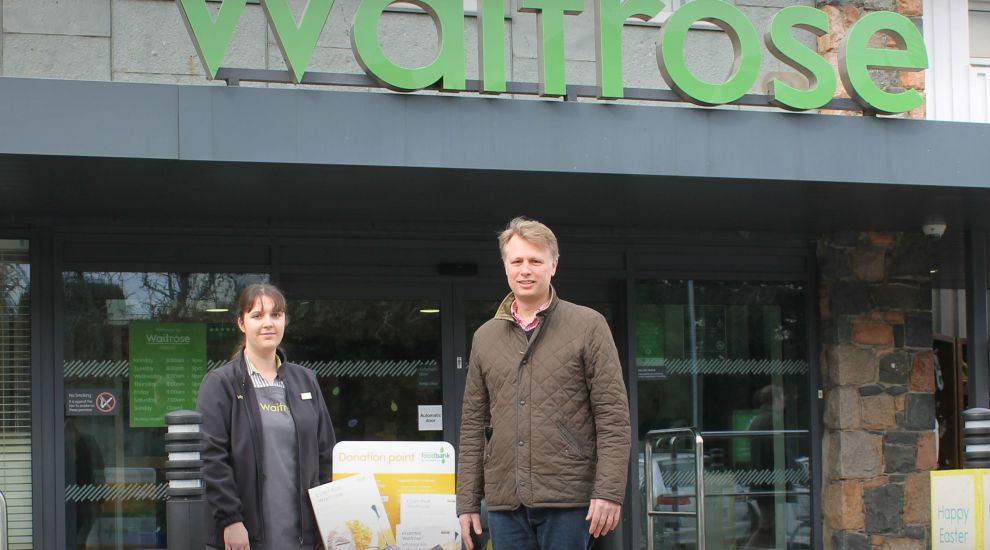 Waitrose food bank receives over a ton of donations