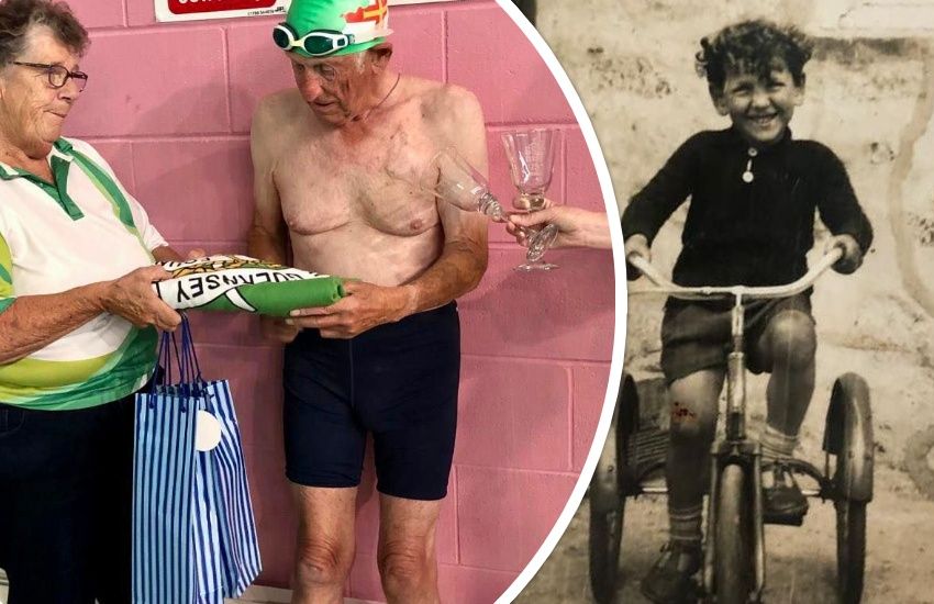 Man is celebrated for 75-year membership with Guernsey Swimming Club