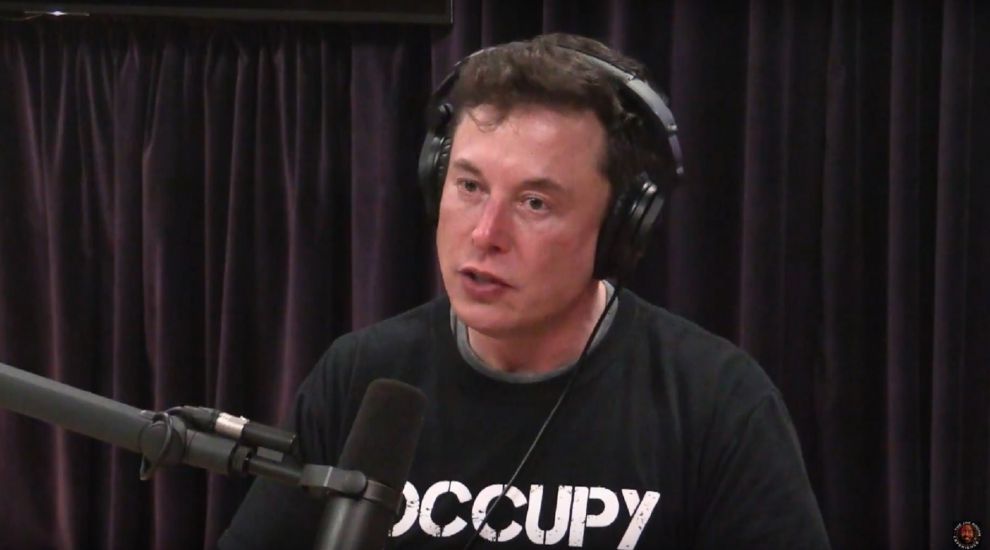 Elon Musk reveals electric plane idea and smokes weed during interview