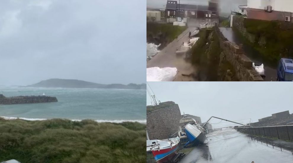 Alderney braves Storm Ciaran, while government asks people to stay home