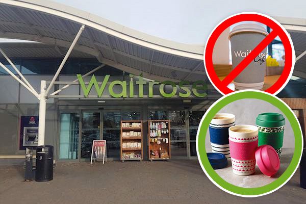 Waitrose will stop disposable drinks cups by autumn