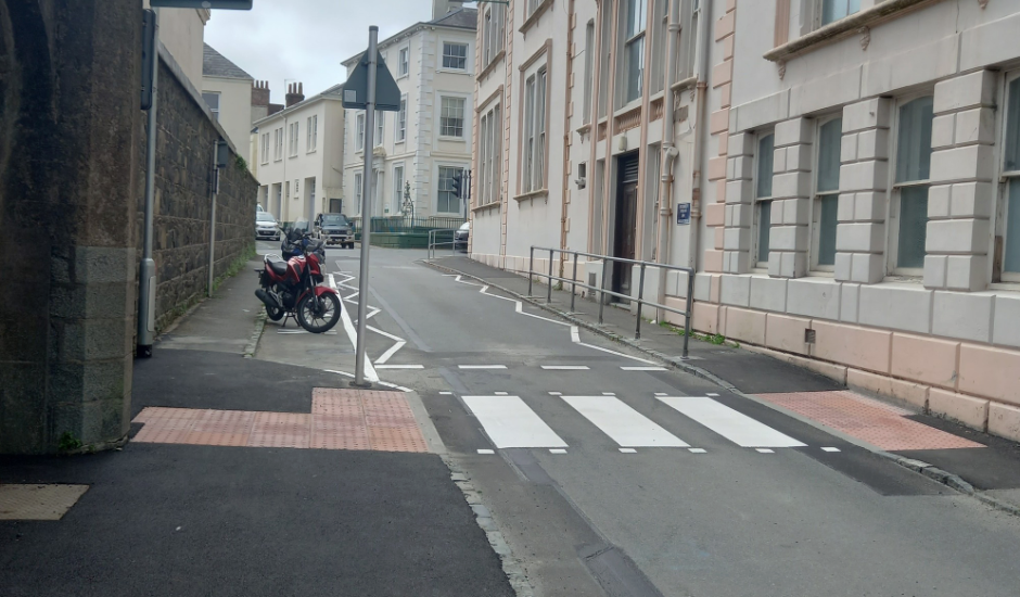 New zebra crossing on Upland Road