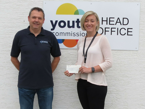 Youth Commission receives donation from thebestof Guernsey