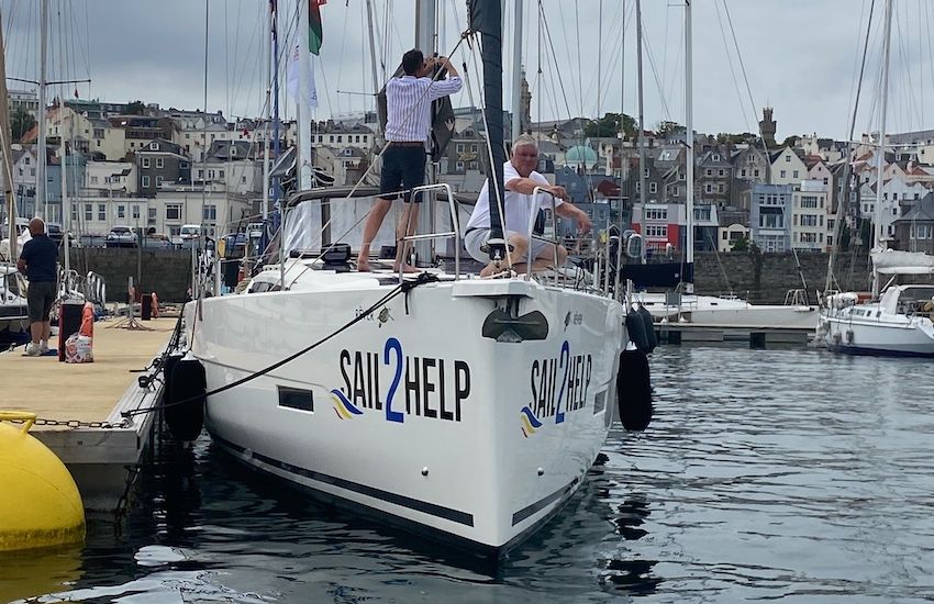 Captain comes to Guernsey while “sailing to save lives”