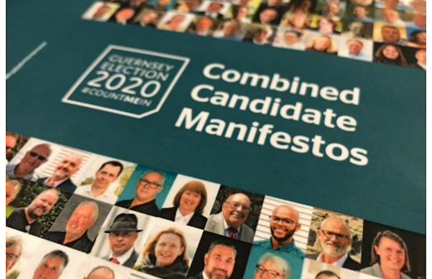 Four manifesto pages for candidates?