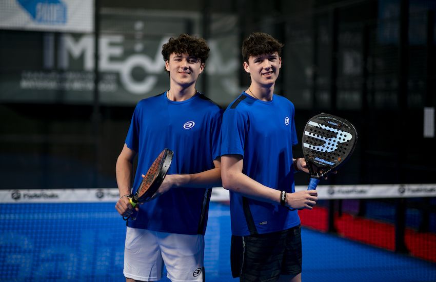 Padel Tennis: Teenage twins Luke and Cameron Gomes sign contracts, secure sponsor