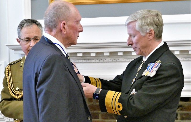 Former Alderney President receives MBE in 