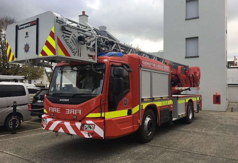 Why don't Guernsey's fire engines have licence plates?