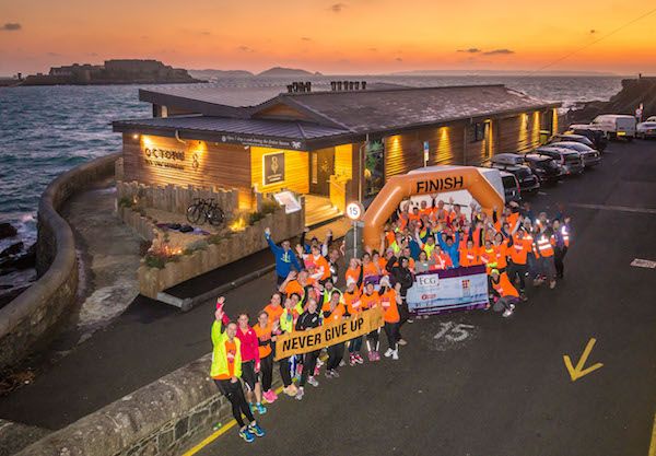 Epic runners ditch sleep for fundraising