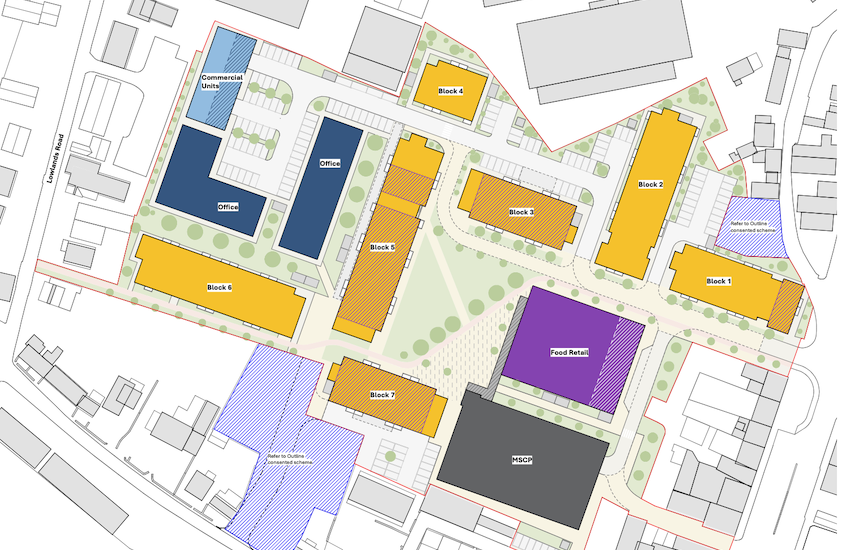 Developers scale back Leale’s Yard housing and commercial proposals, want to add office space