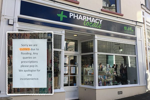 Smith Street pharmacy flooded