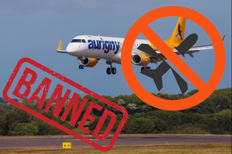 Former Aurigny staff banned from flying