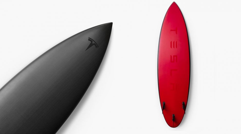 Tesla released a limited edition surfboard and it’s sold out already