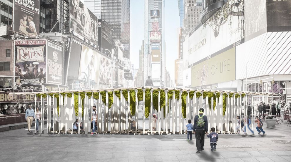 Eco-friendly moss installation planned for New York’s Times Square