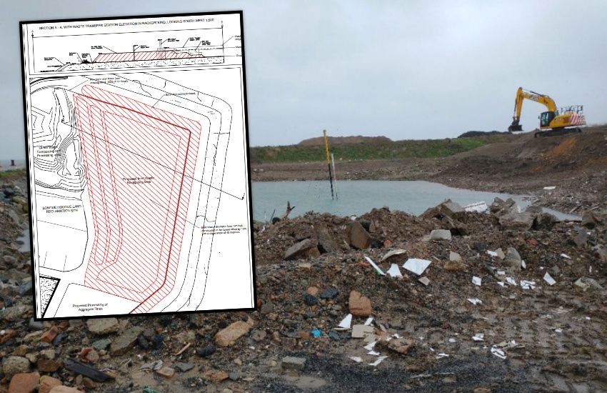 Inert waste could be piled nine-metres high at Longue Hougue