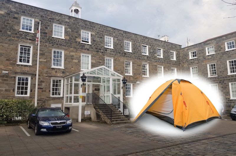 Warnings given for tent incident